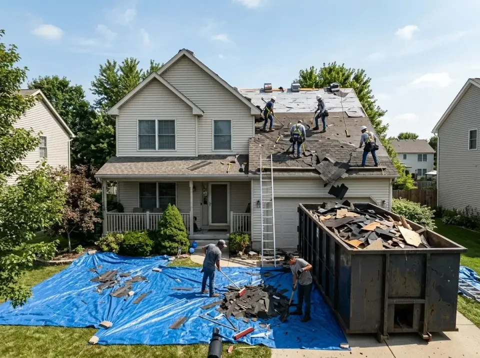 roof-replacement-debris-remova-004 — frequently asked questions, Cheapest Dumpster Rentals in Russellville, AR